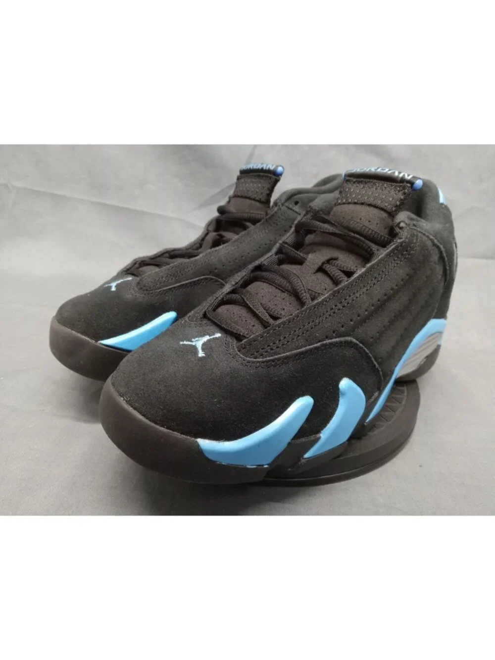 Nike Air Jordan 14 Retro (GS) Black University Blue Boys Size 5.5 NEW NO BOX!
